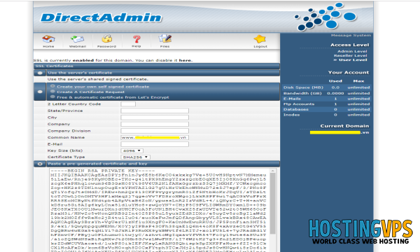 Hướng Dẫn Cài Đặt Let'S Encrypt Trên Directadmin
