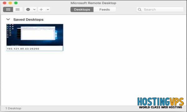 Hướng dẫn kết nối Remote Desktop cho dịch vụ Server, VPS Windows trên Hệ điều hành Mac-OS