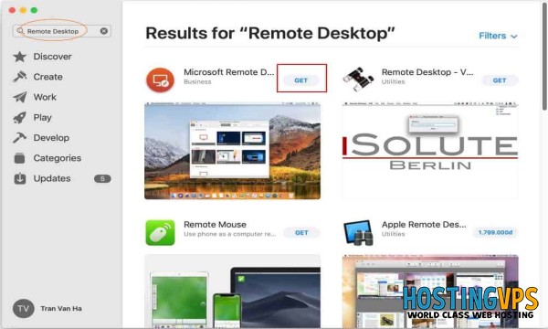 Hướng dẫn kết nối Remote Desktop cho dịch vụ Server, VPS Windows trên Hệ điều hành Mac-OS